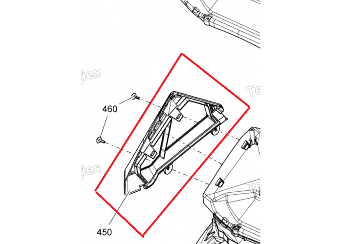 Filtru aer dreapta Ski-Doo